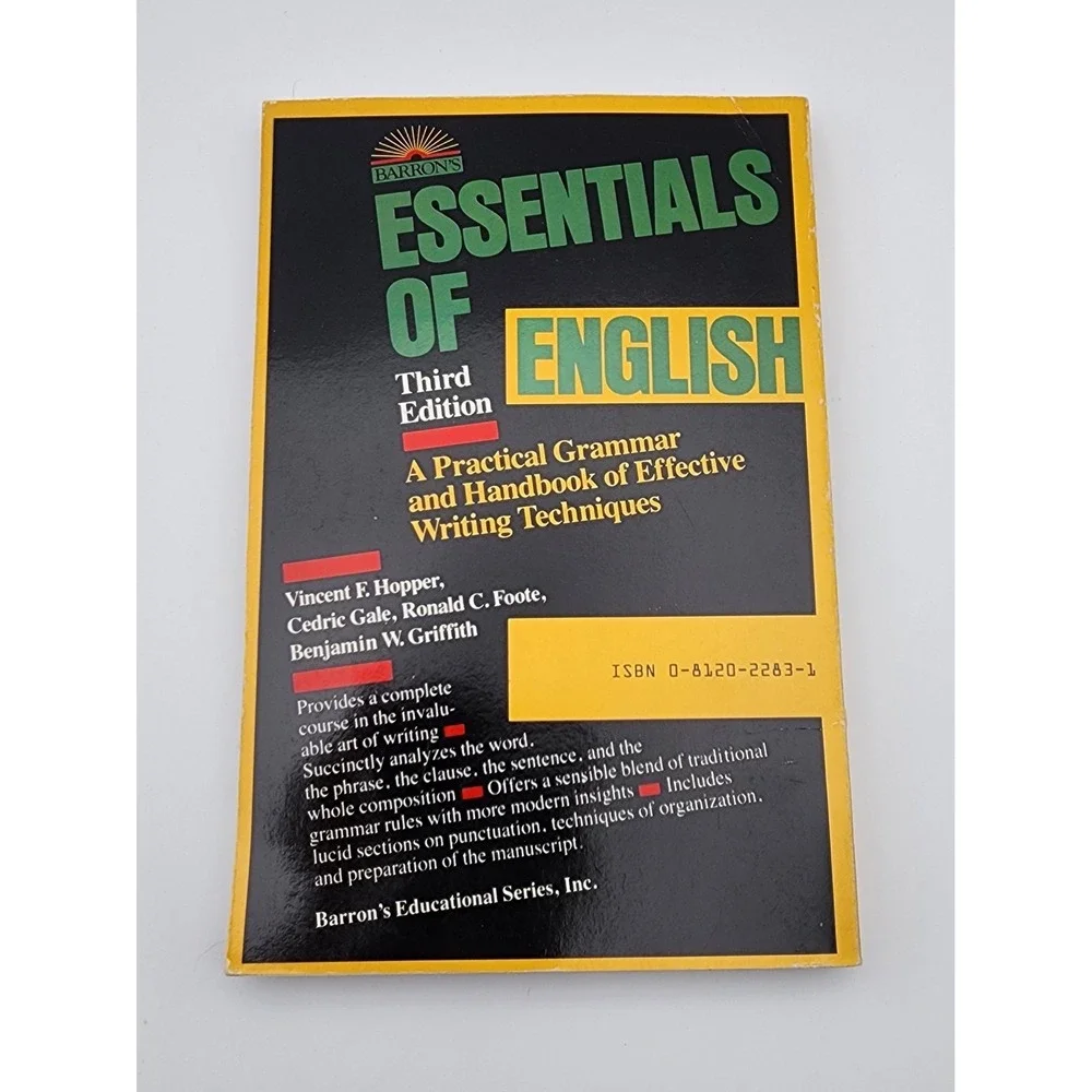 Essentials of English : A‎ Practical Grammar and Handbook of Effective Writing